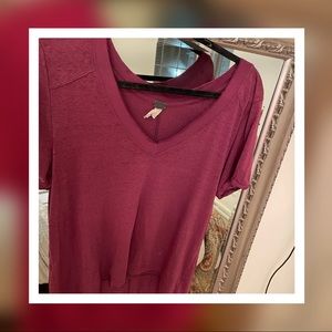 Free People v- neck tee